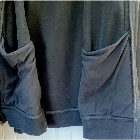 Tommy Hilfiger Men’s Bomber Yacht Ribbed Fleece Gray Black Bomber Jacket-XXL - Picture 6 of 12